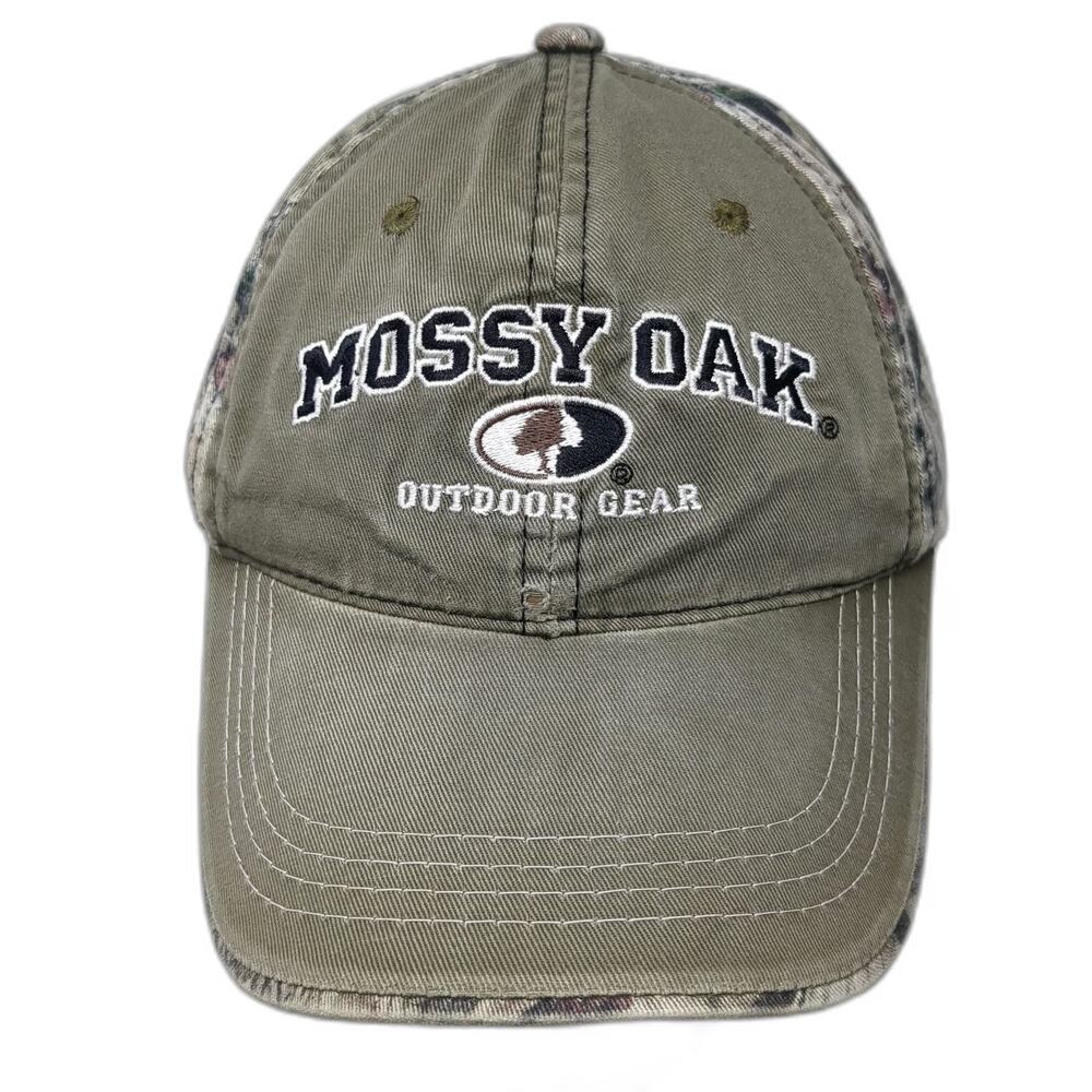 Mossy Oak Outdoor Gear Baseball Cap Green Camo One Size Adjustable Slideback Hat